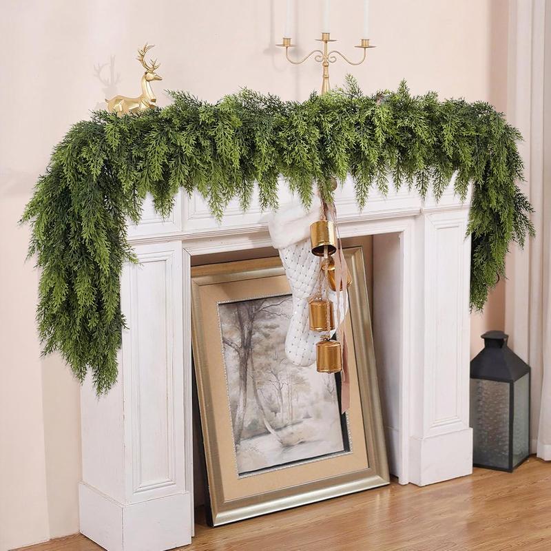 Artificial Christmas grass garland