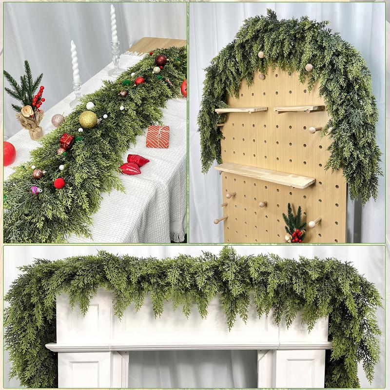 Artificial Christmas grass garland